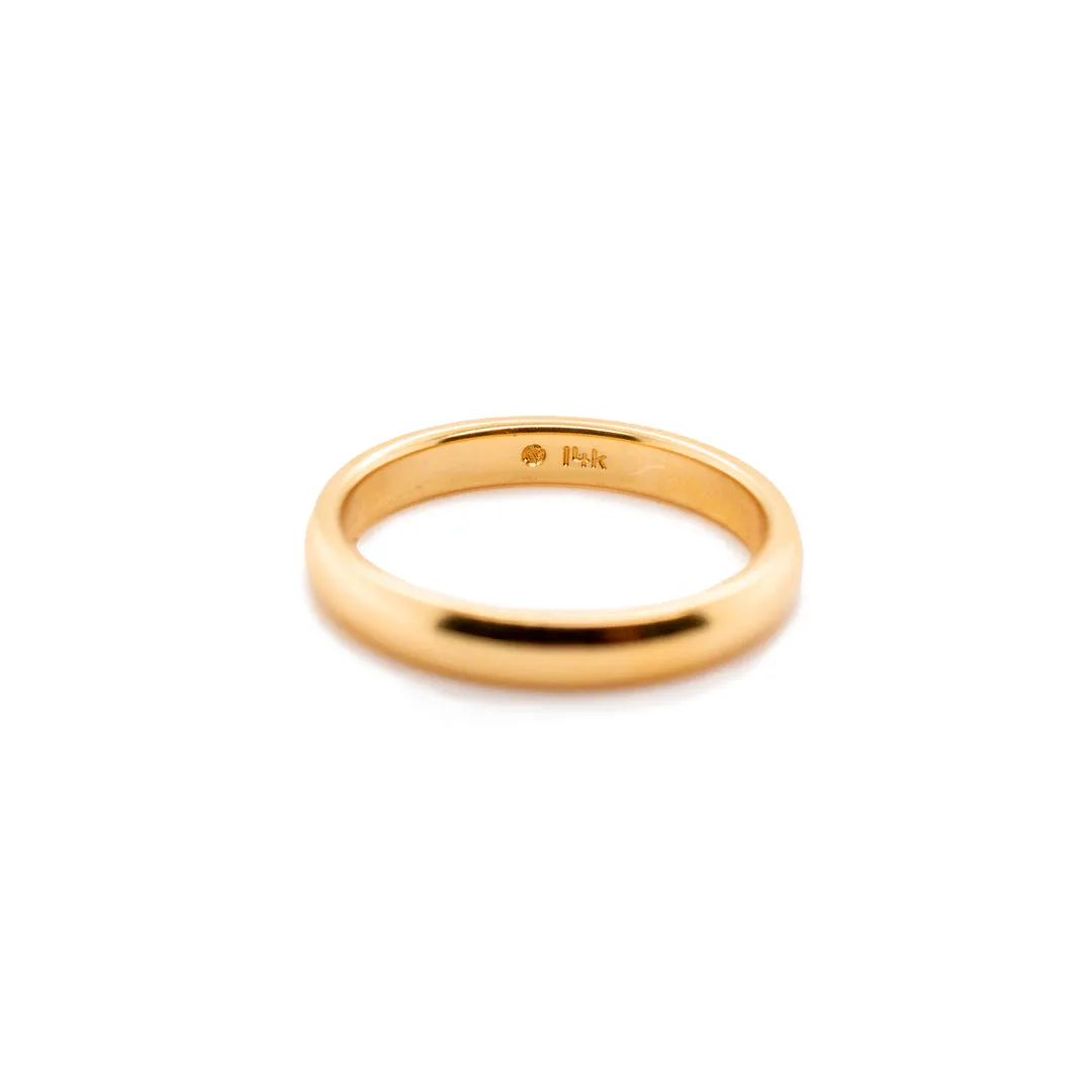 14K Yellow Gold Wedding Band