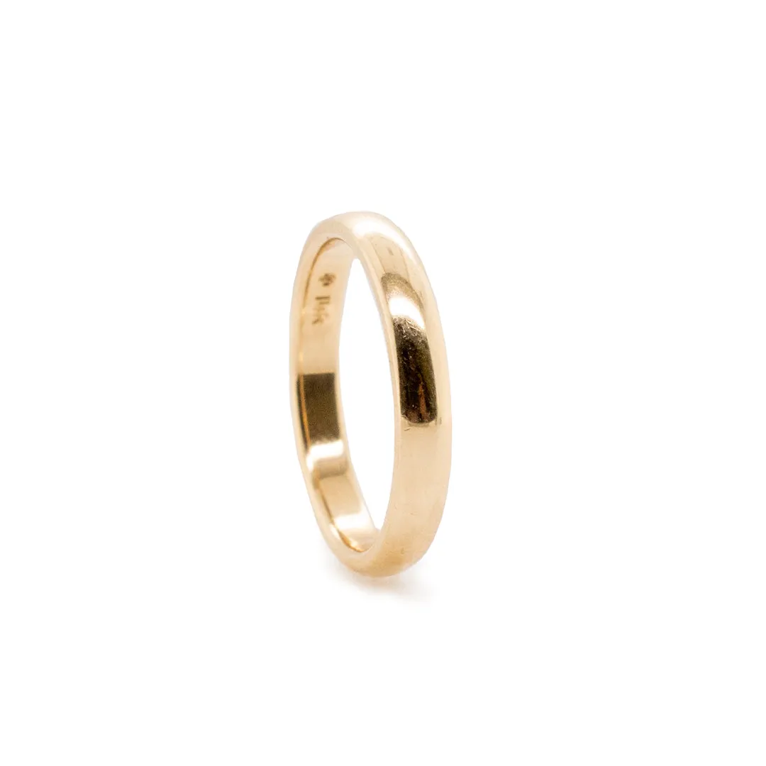 14K Yellow Gold Wedding Band