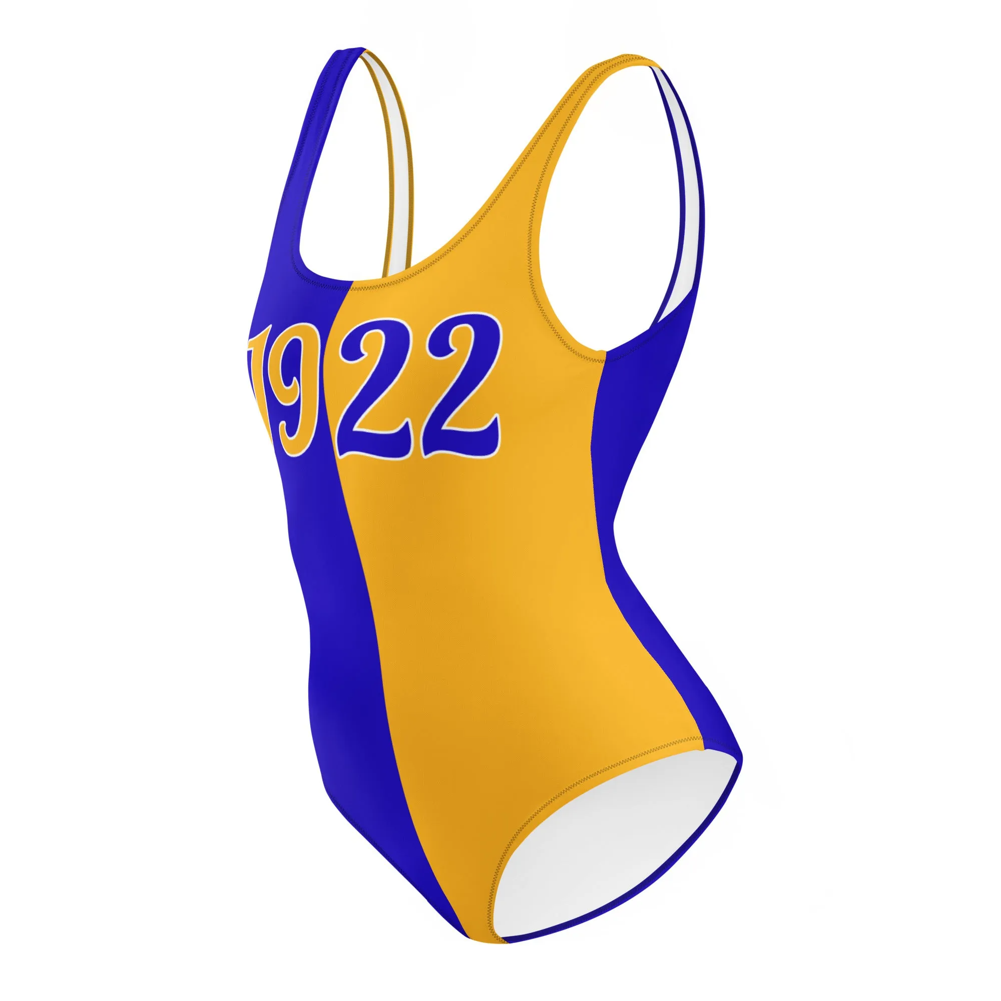 2-Toned 1922 One-Piece Swimsuit