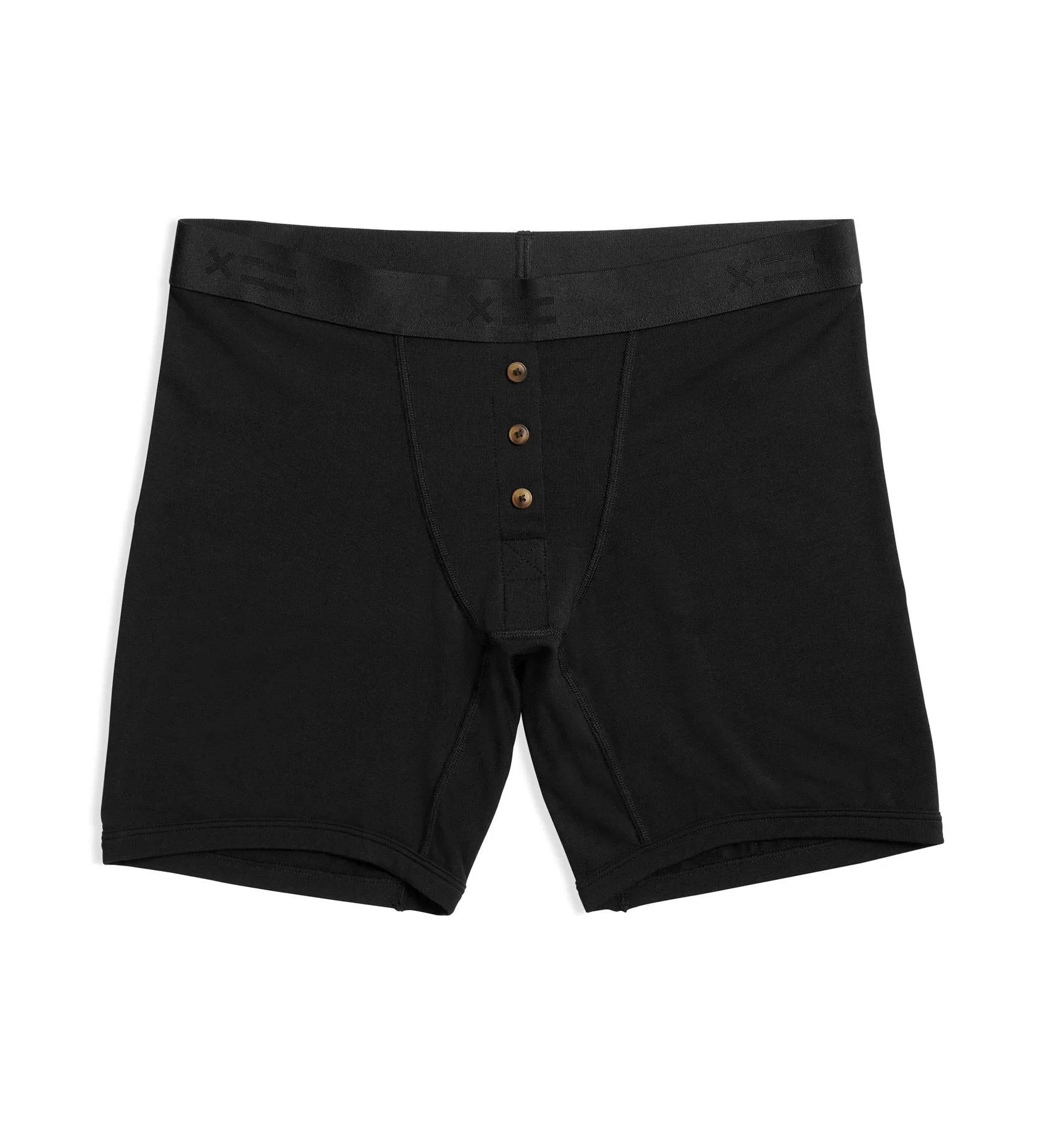 6" Fly Boxer Briefs - TENCEL™ Modal Black