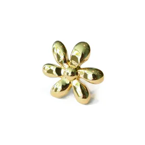 AFJ Gold Collection - Flower Ring, 18k Yellow Gold