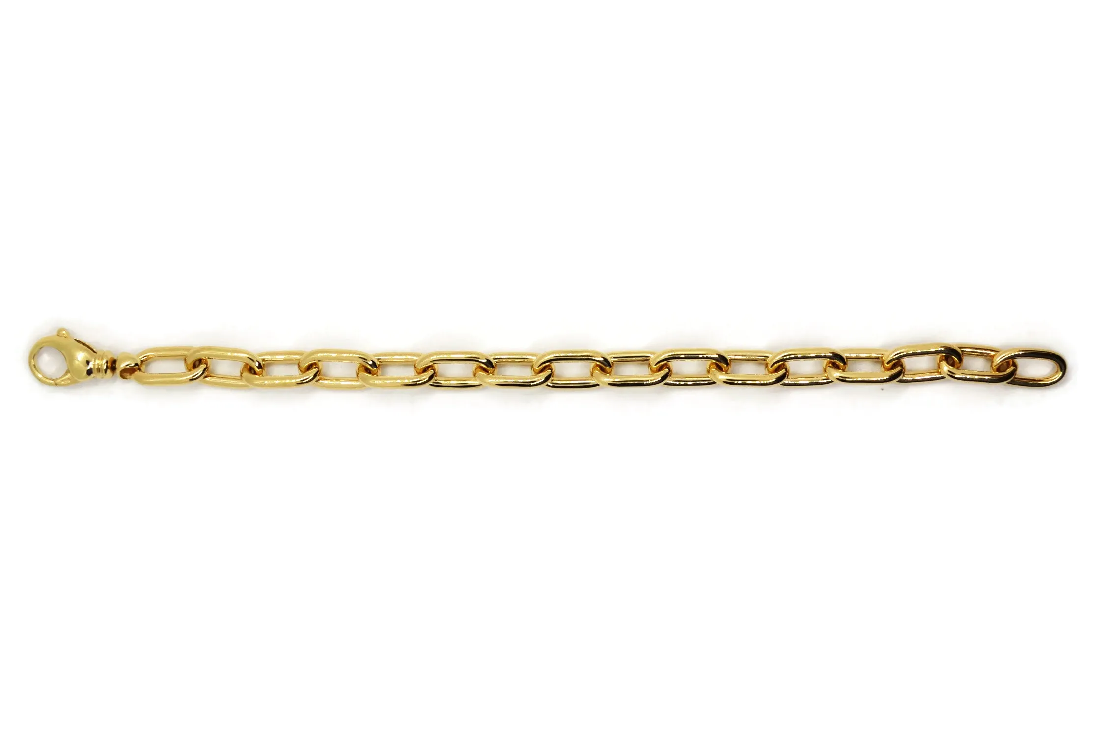 AFJ Gold Collection - Link Chain Bracelet, 18k Yellow Gold