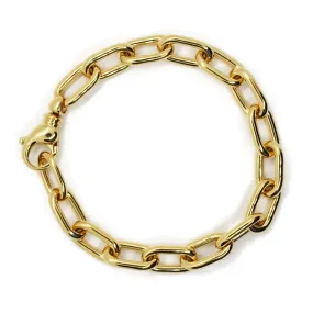 AFJ Gold Collection - Link Chain Bracelet, 18k Yellow Gold