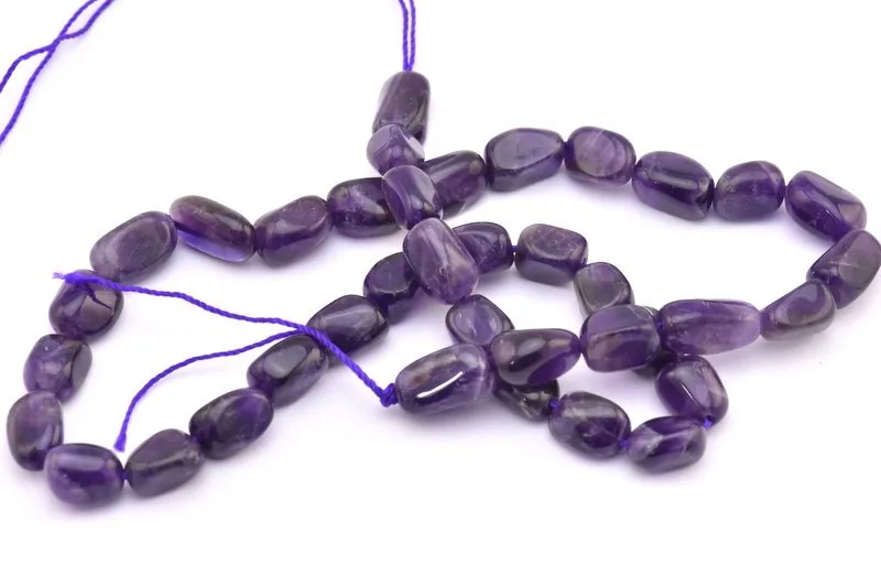 Amethyst 11x6mm Gemstone Beads Full Strand 15.5 Inches T095