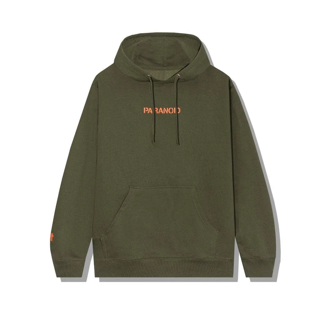 Anti Social Social Club x Undefeated Paranoid Olive Hoodie