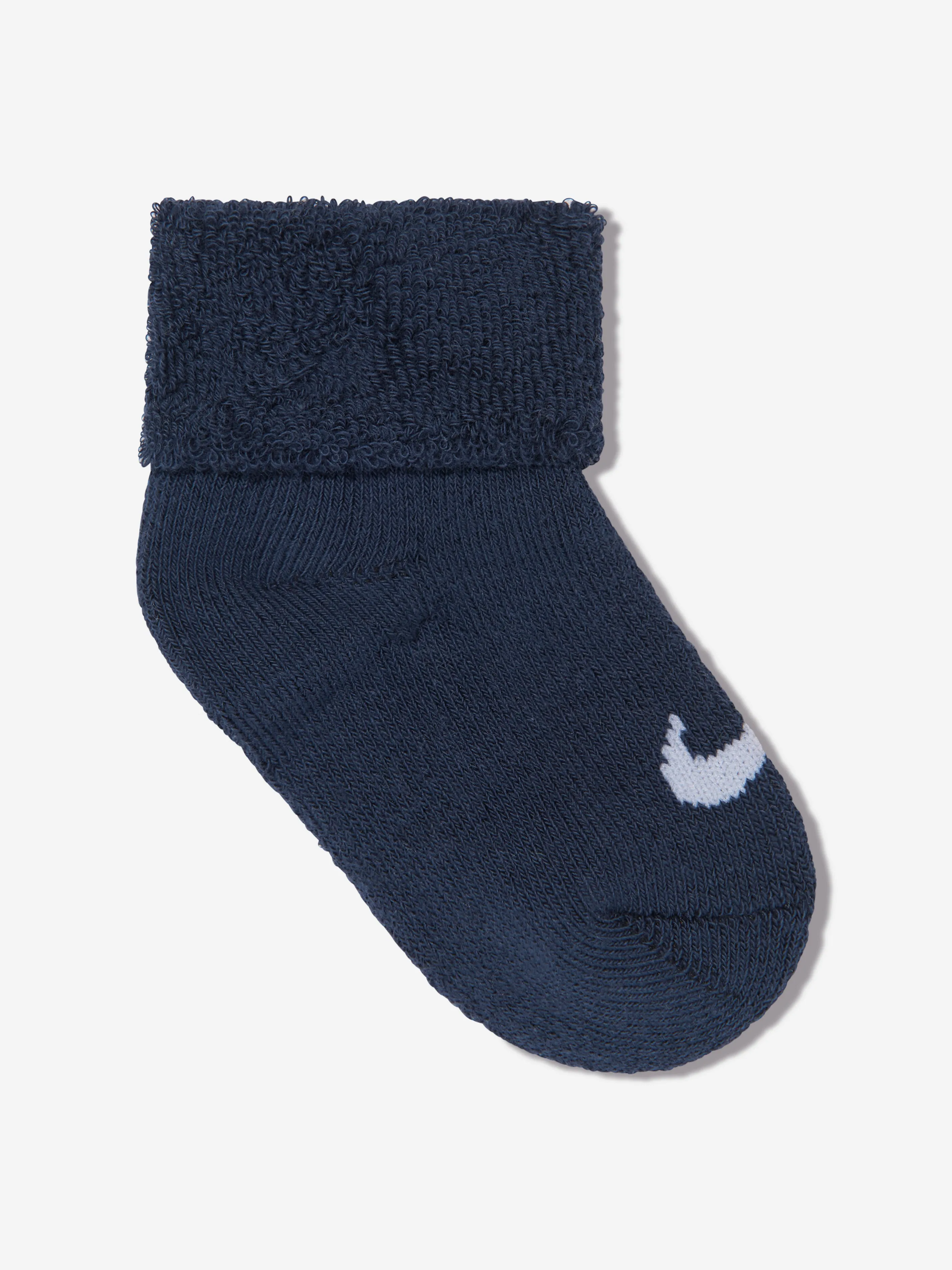 Baby Boys 6 Pack Terry Cuffed Socks Set in Blue