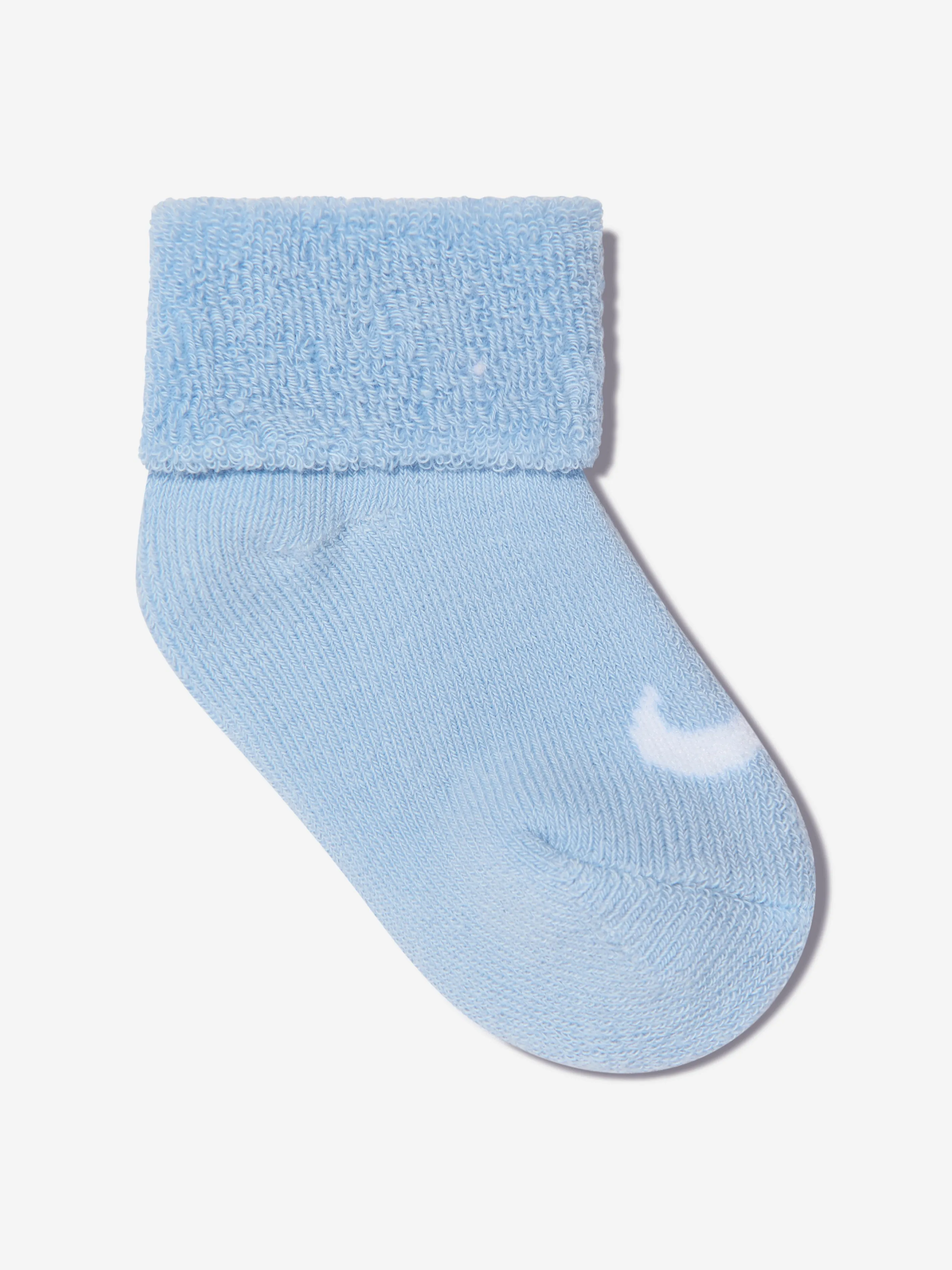 Baby Boys 6 Pack Terry Cuffed Socks Set in Blue