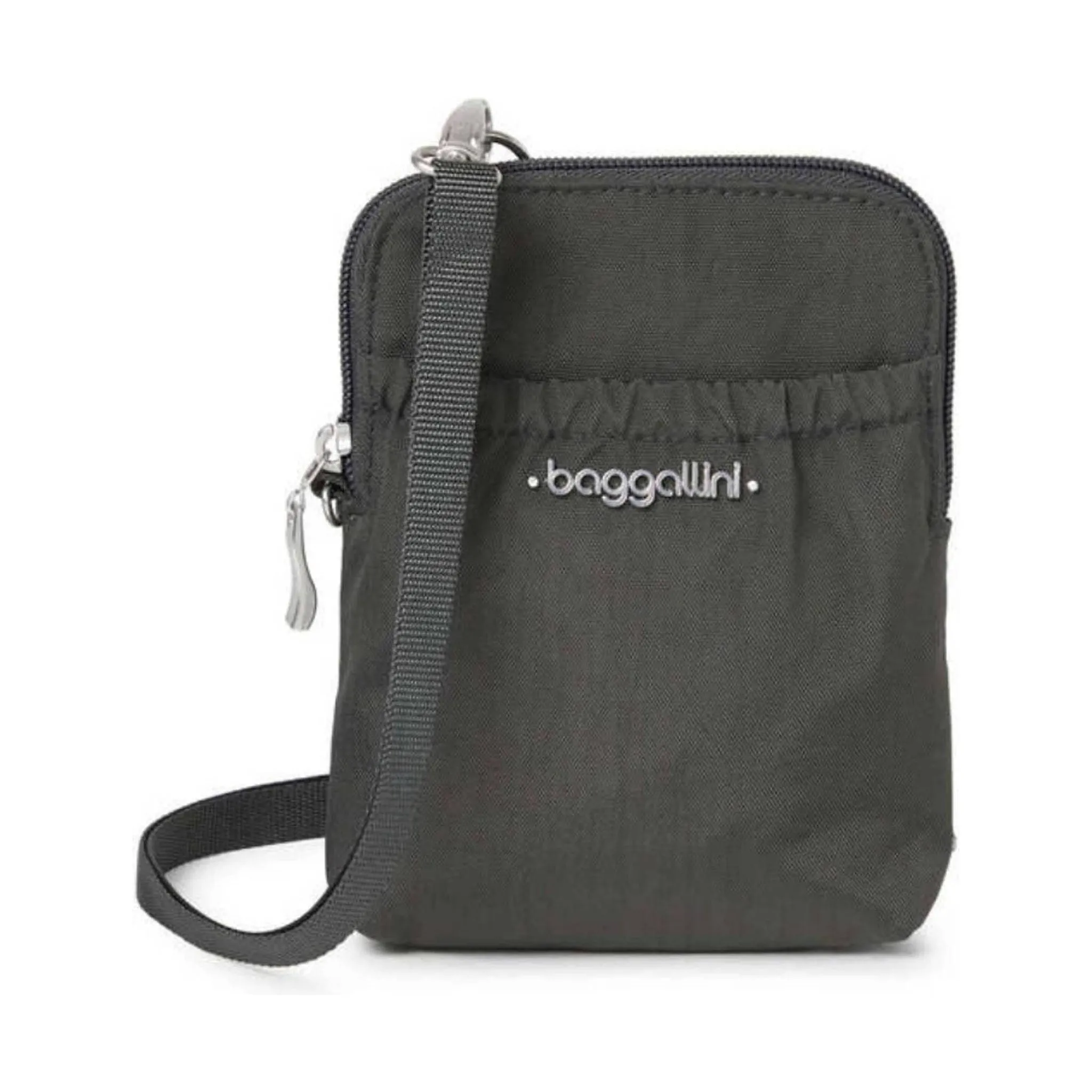 Baggallini Women's RFID Bryant Pouch - Charcoal