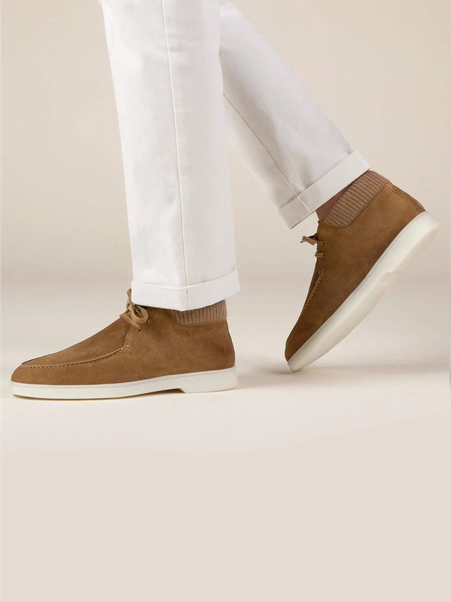 Beige Desert Boot