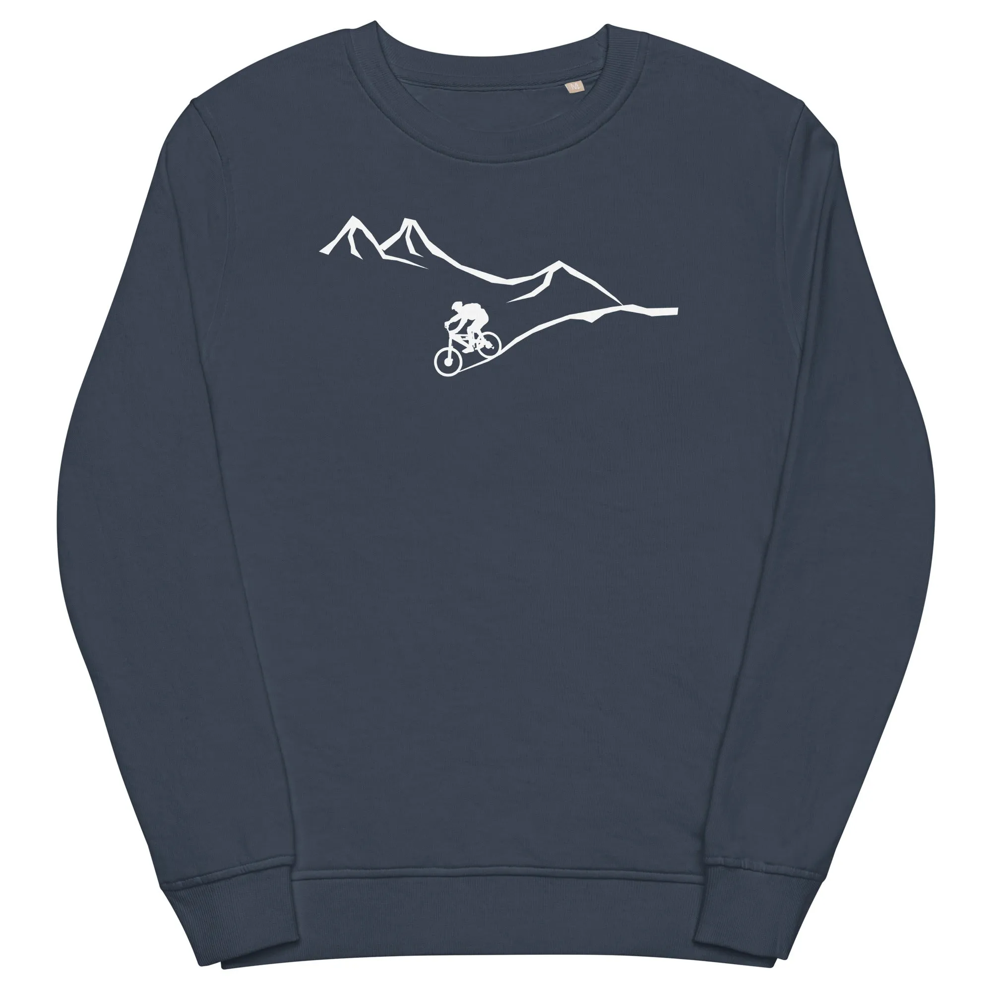 Berge - Kurve Linie - Radfahren -   - Unisex Organic Sweatshirt | SOL'S 03574