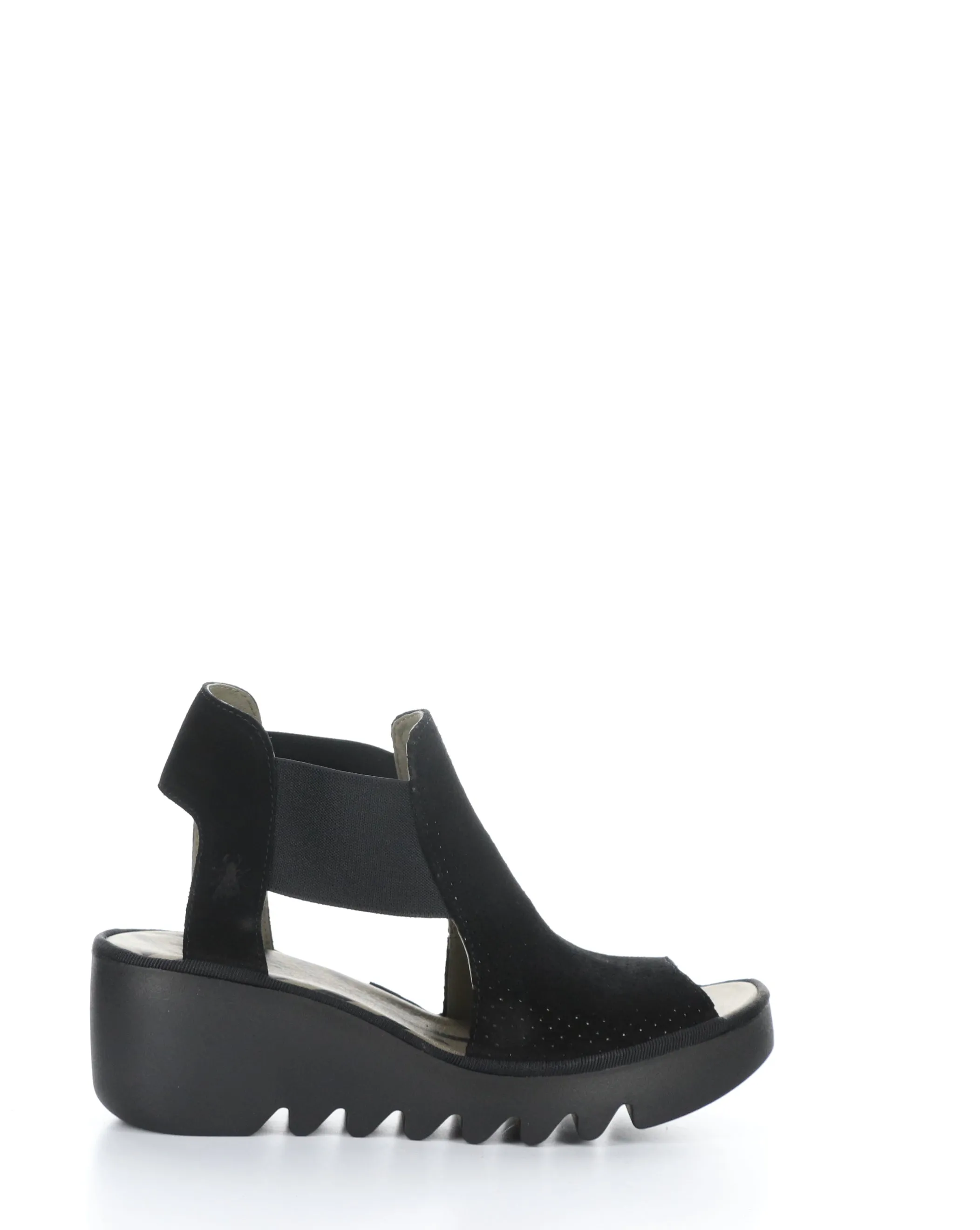 BIGA412FLY 000 BLACK Elasticated Sandals