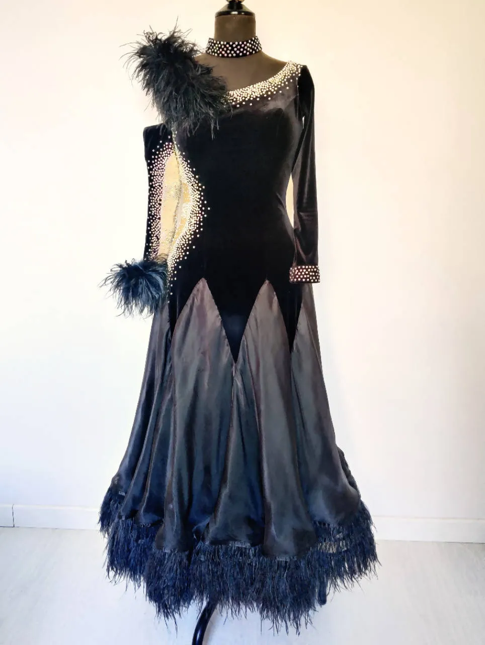 Black Ballroom Dress