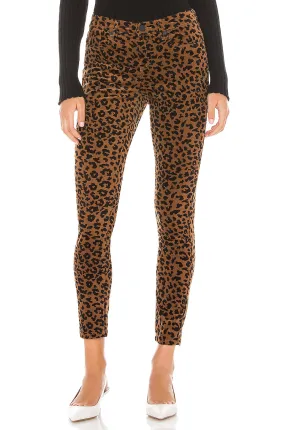 Blank NYC The Reade Corduroy Leopard Crop Skinny Pant