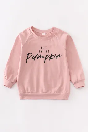 Blush pumpkin shirt