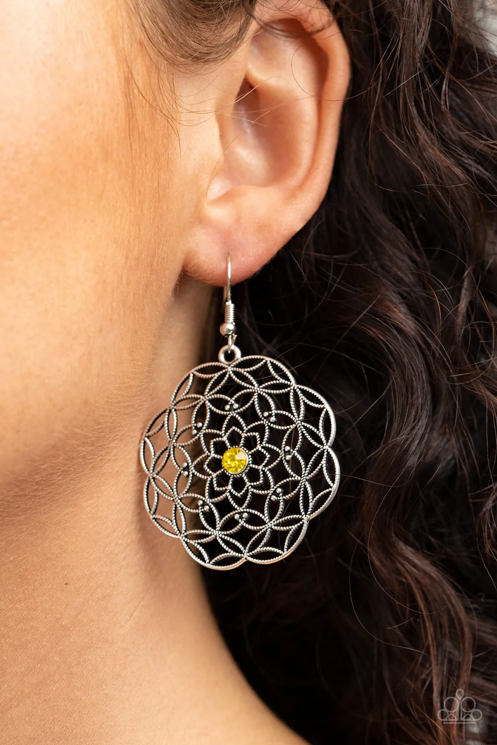 Botanical Bash - Yellow Earring