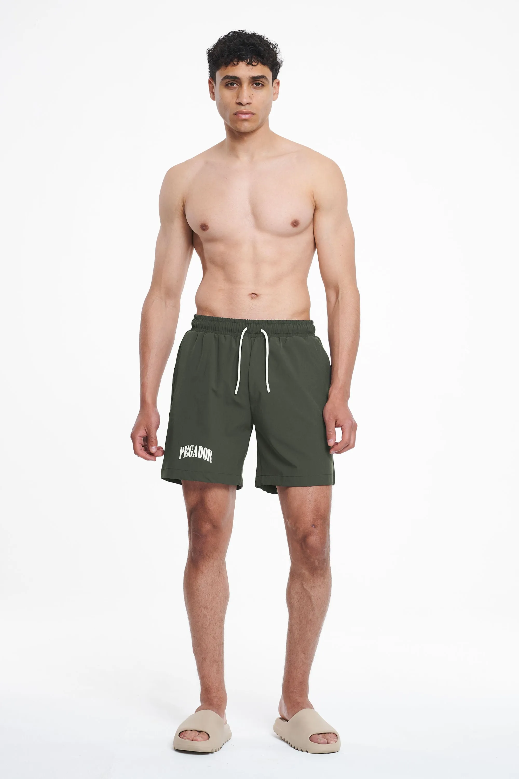 Brule Swim Shorts Dark Olive