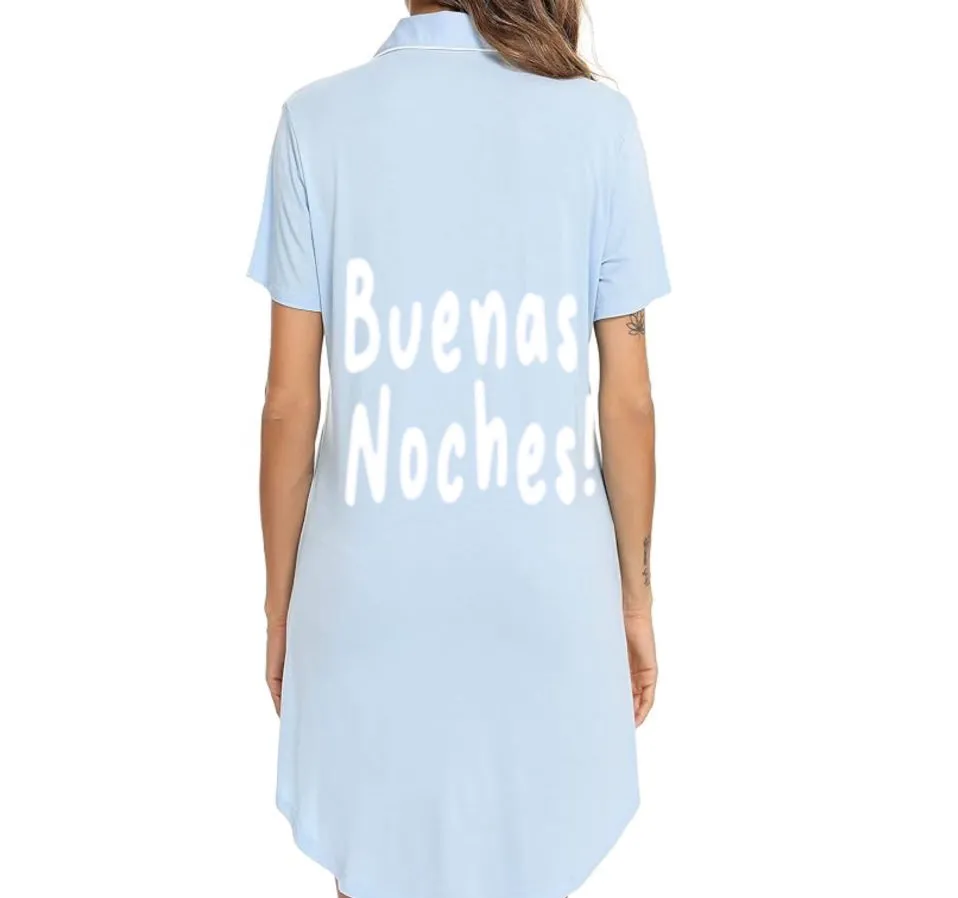 Buenas Noches Bamboo Night Shirt S/S