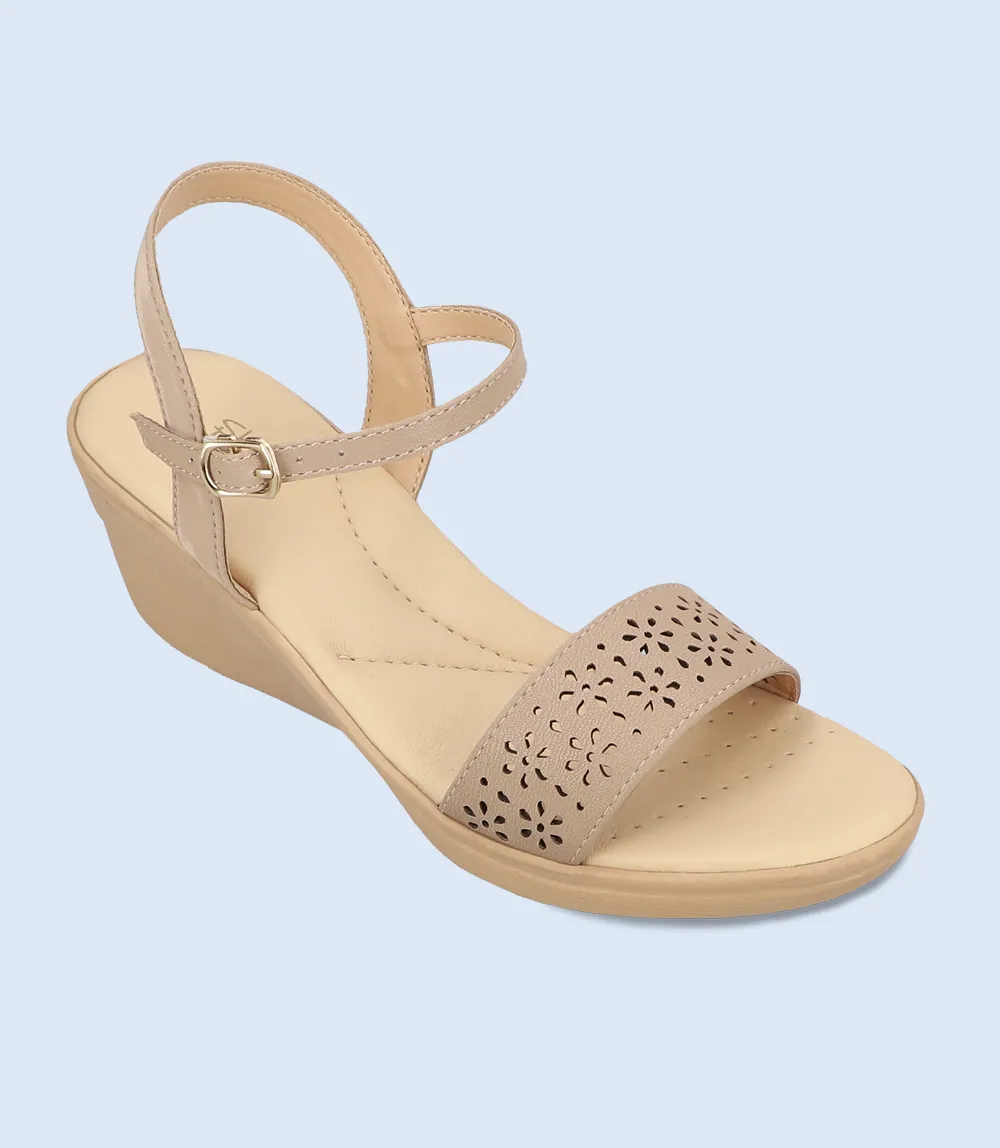 BW9261-KHAKI-Women Comfort Sandal