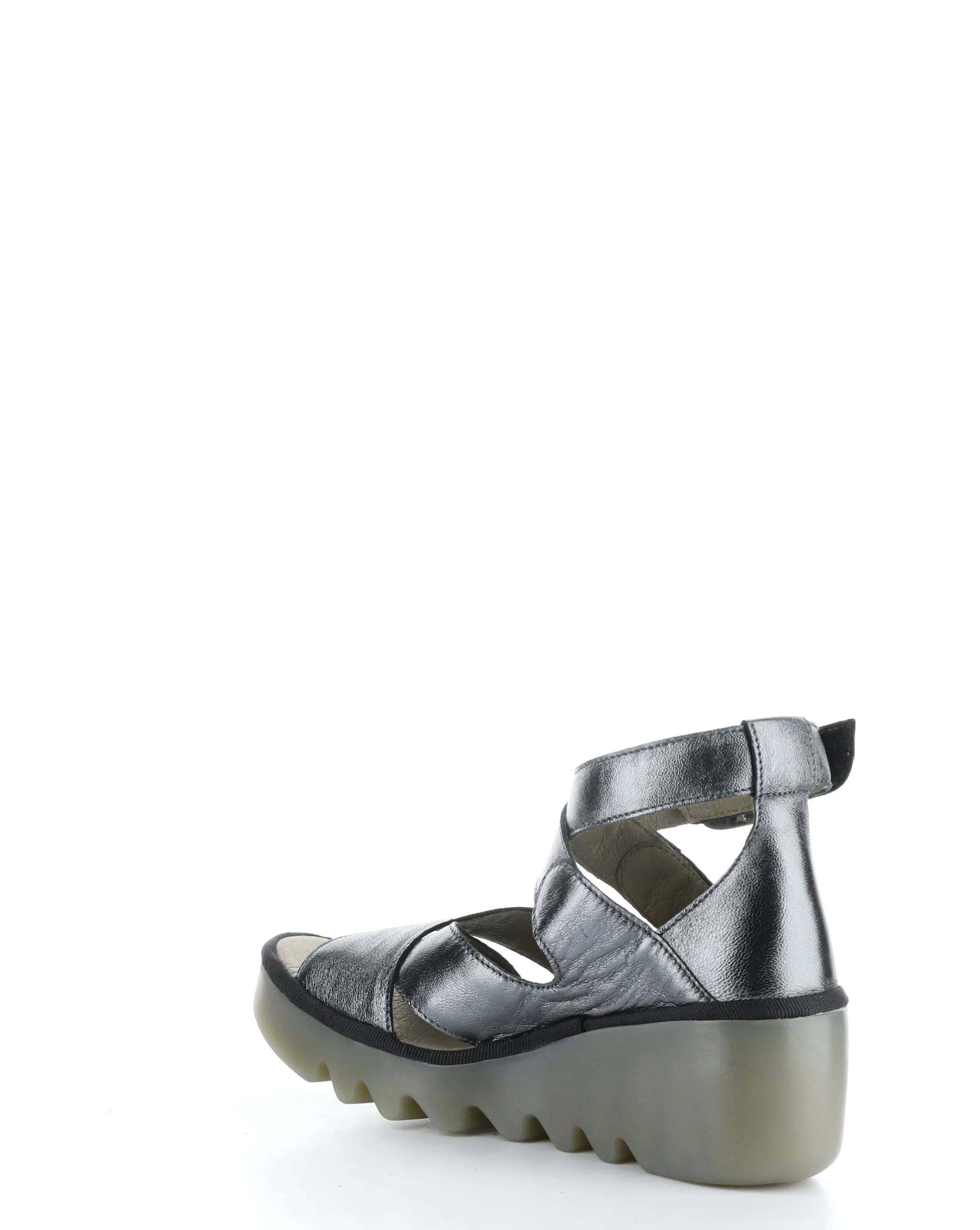 BYRE410FLY 003 GRAPHITE Velcro Sandals