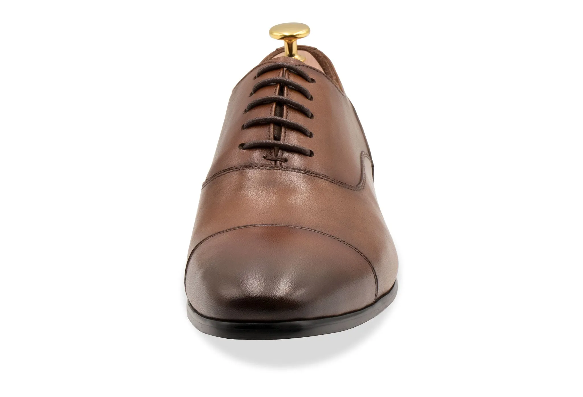 Calafate Straight Cap Chestnut Oxford