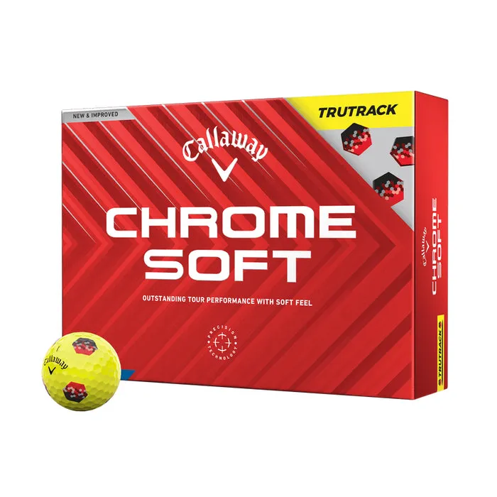 Callaway Chrome Soft Trutrack Yellow Dozen