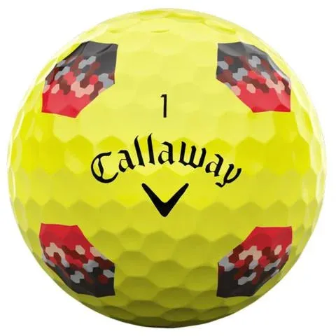 Callaway Chrome Soft Trutrack Yellow Dozen