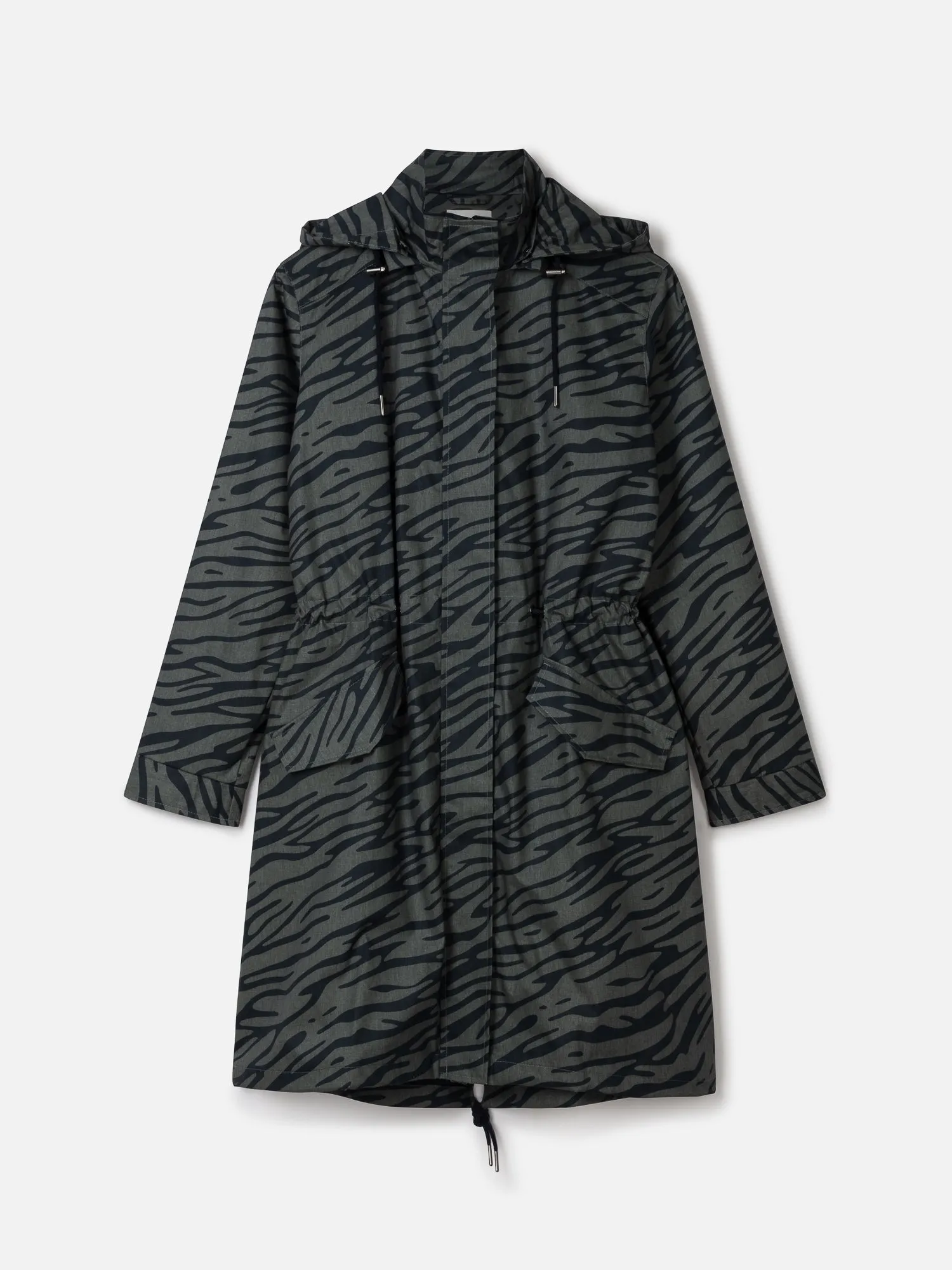 Cato Organic Cotton Waterproof Parka - Navy