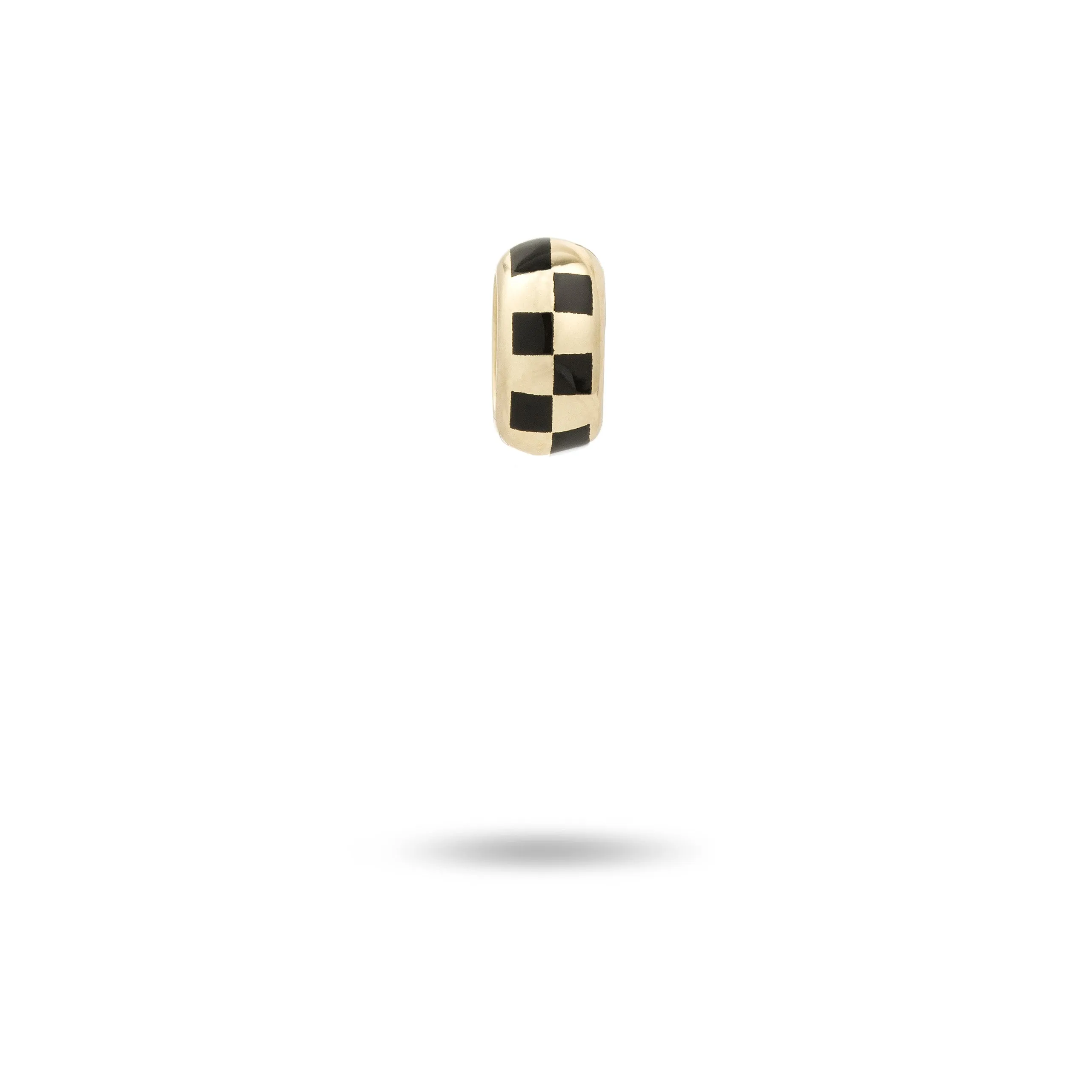 Ceramic Checkerboard Bead