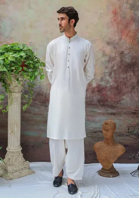 Classic Cotton Pristine Classic Fit Plain Suit