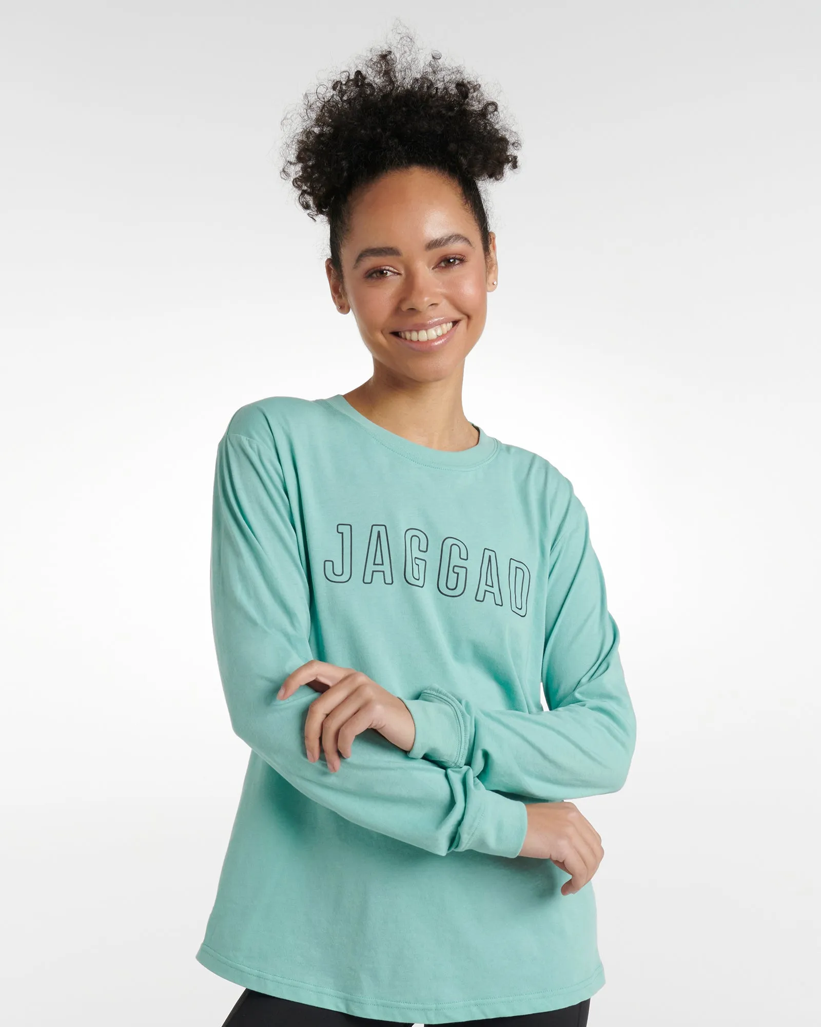 CLASSIC KEYLINE LONG SLEEVE TEE SAGE