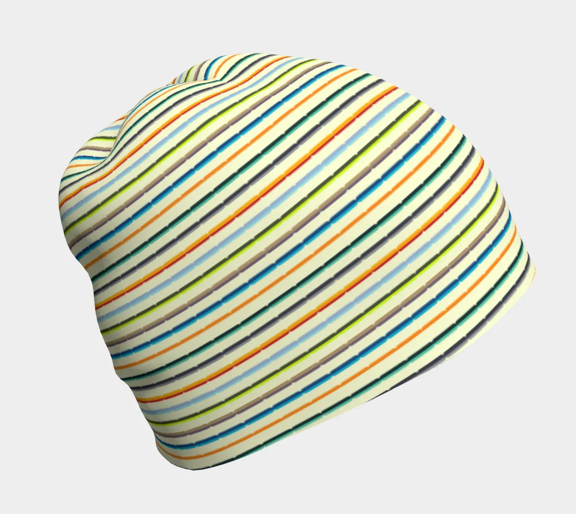 Colorfully Striped Beanie