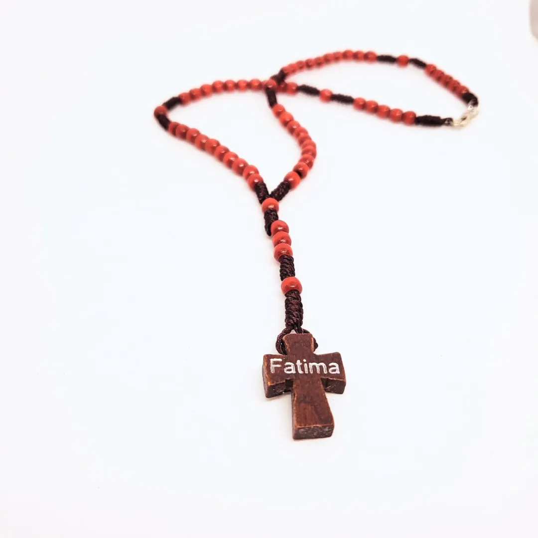 Cord & Wood Fatima Rosary