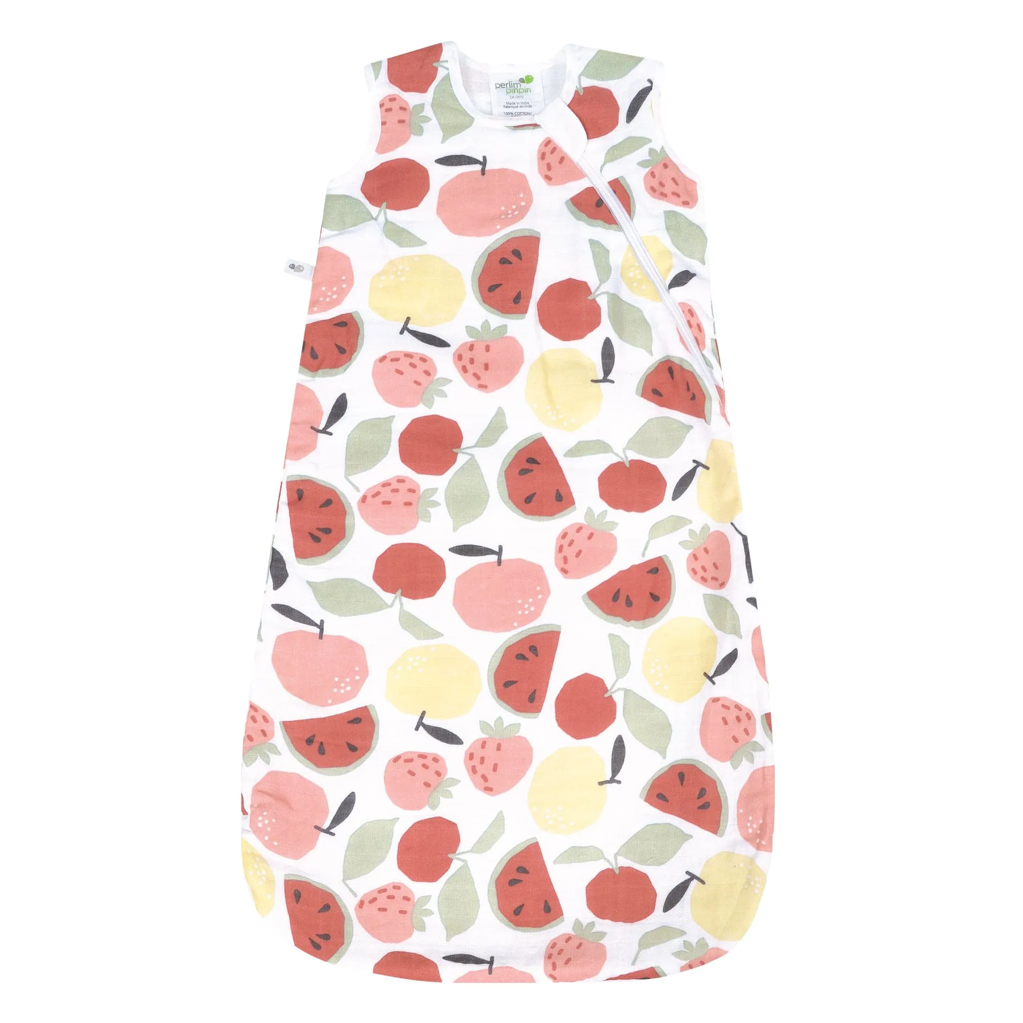 Cotton muslin sleep sack - Fruits  (0.7 tog)