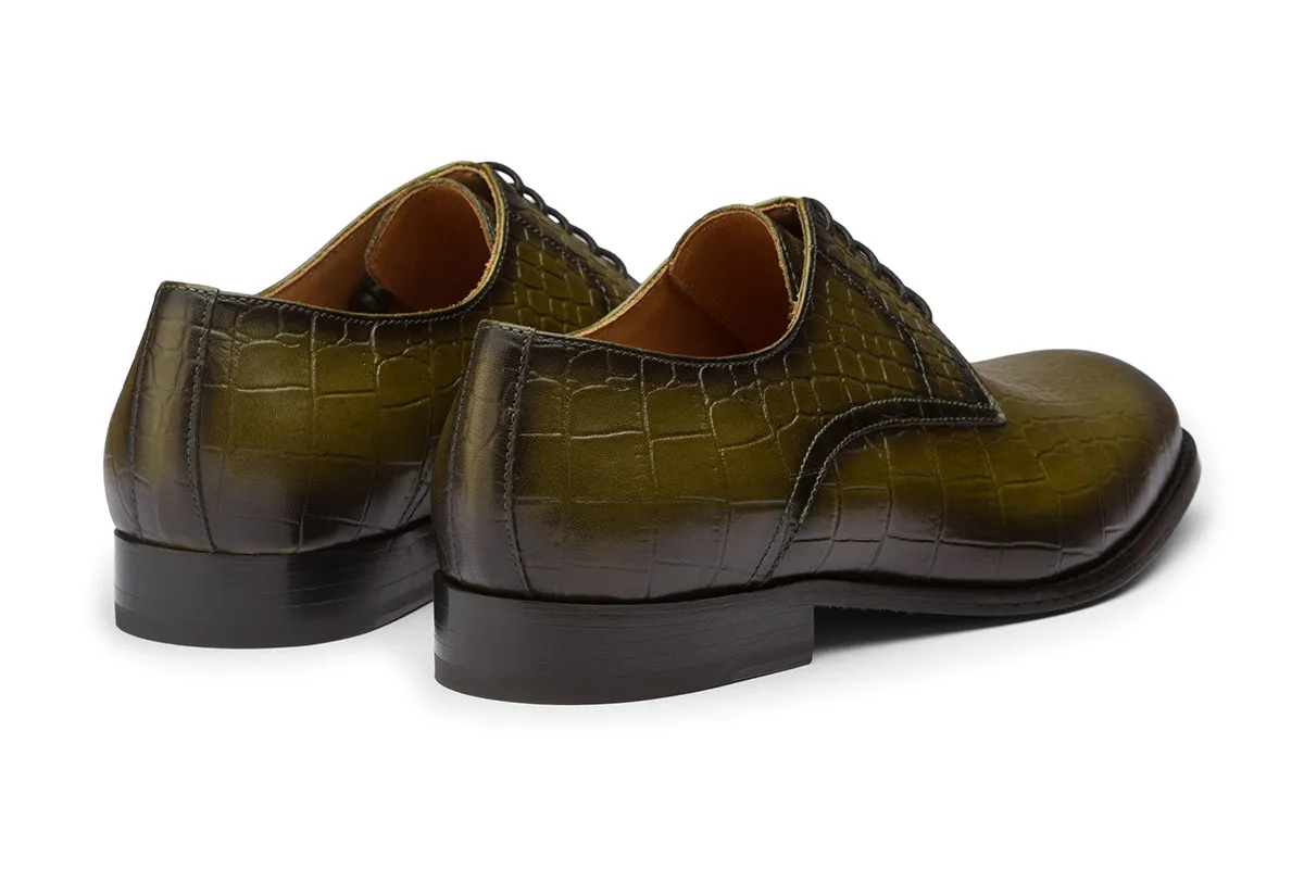 Croc Plain Vamp Derby /O