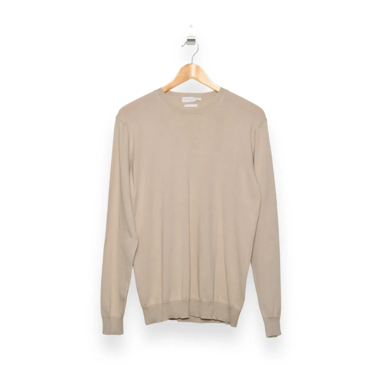 Daniele Fiesoli Cotton Crewneck DF 0320 36 sabbia