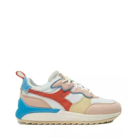 DIADORA SNEAKERS JOLLY CANVAS WN BIANCO-SABBIA-ROSSO