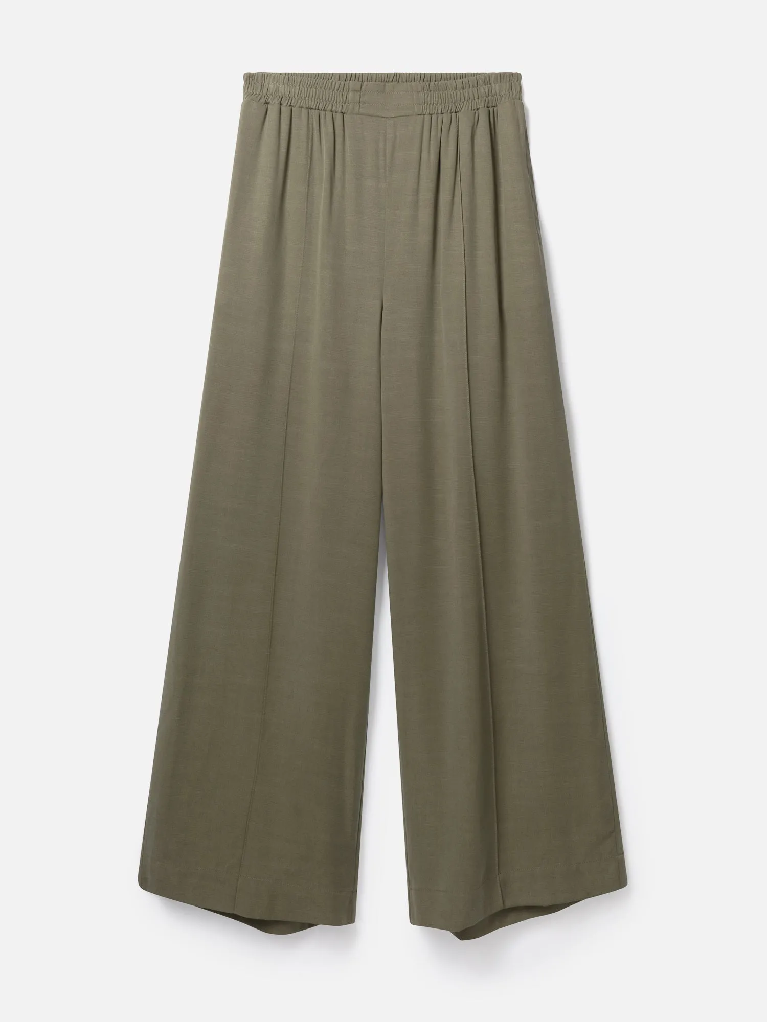 Faya Tencel™ Wide Leg Trouser - Cargo Green