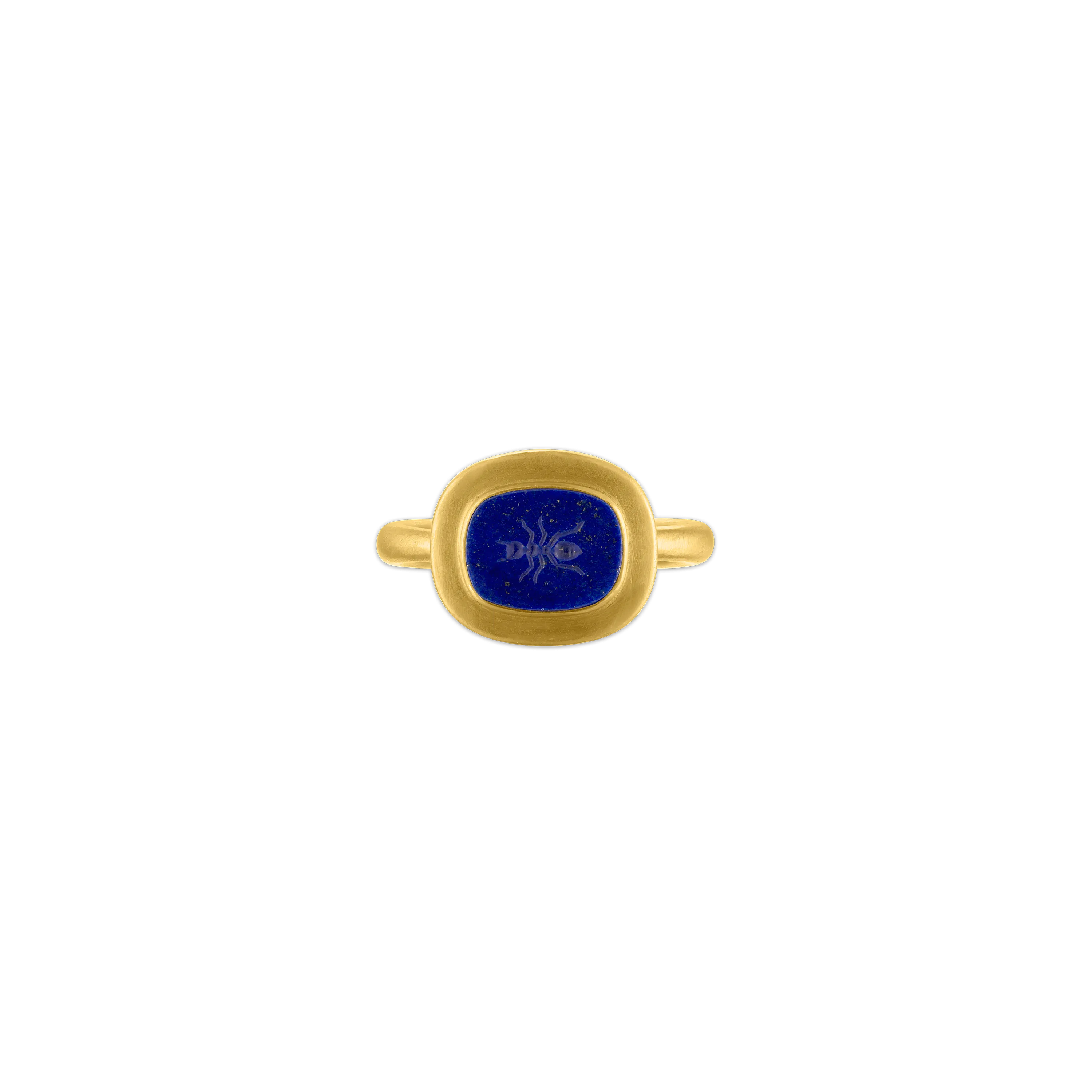 Formica Lapis Intaglio Ring