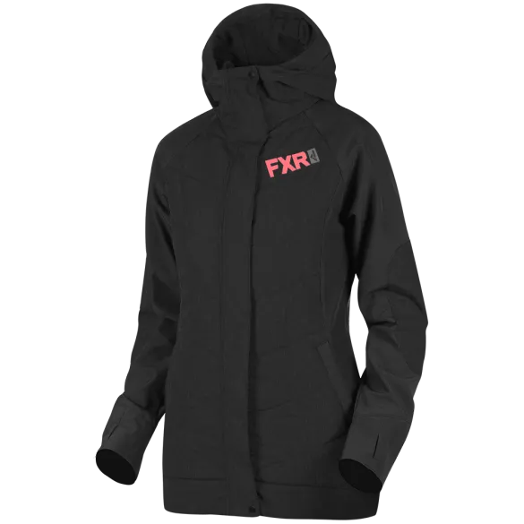 FXR Alloy Womens Jacket Black Coral