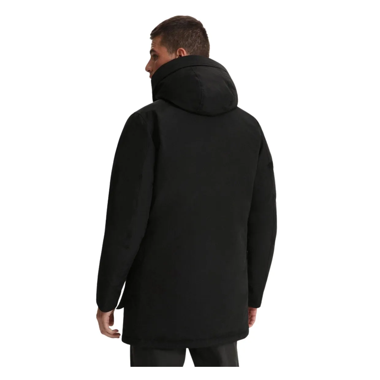 Giubbino Woolrich Arctic Detachable Fur Parka Nero