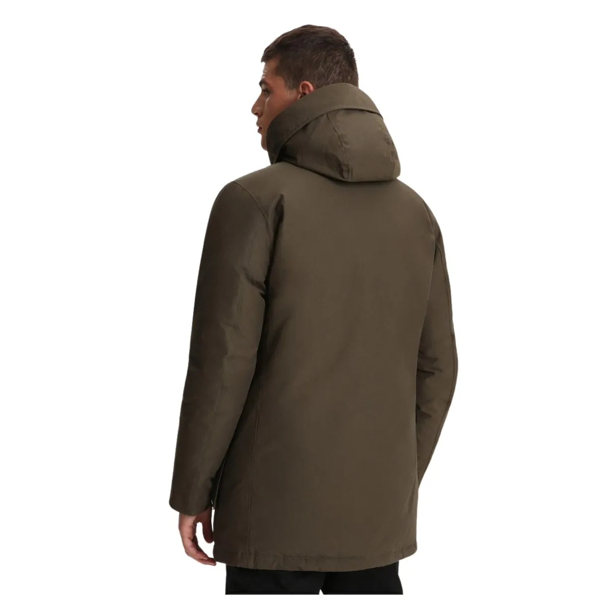 Giubbino Woolrich Arctic Detachable Fur Parka Verde Militare