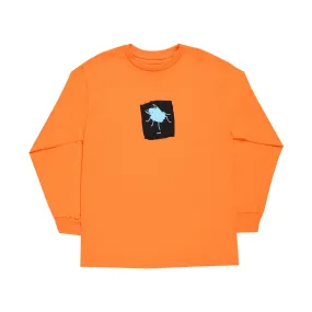 Glue Fly Long Sleeve Tee Orange