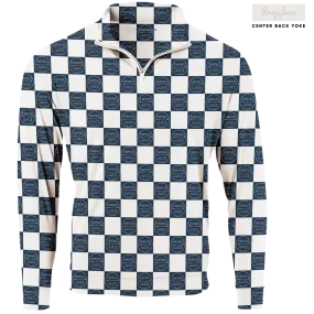 Golf SJ Checkerboard Men's Quarter Zip