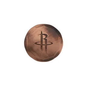 Hand Forged Houston Rockets Ball Mark - Copper