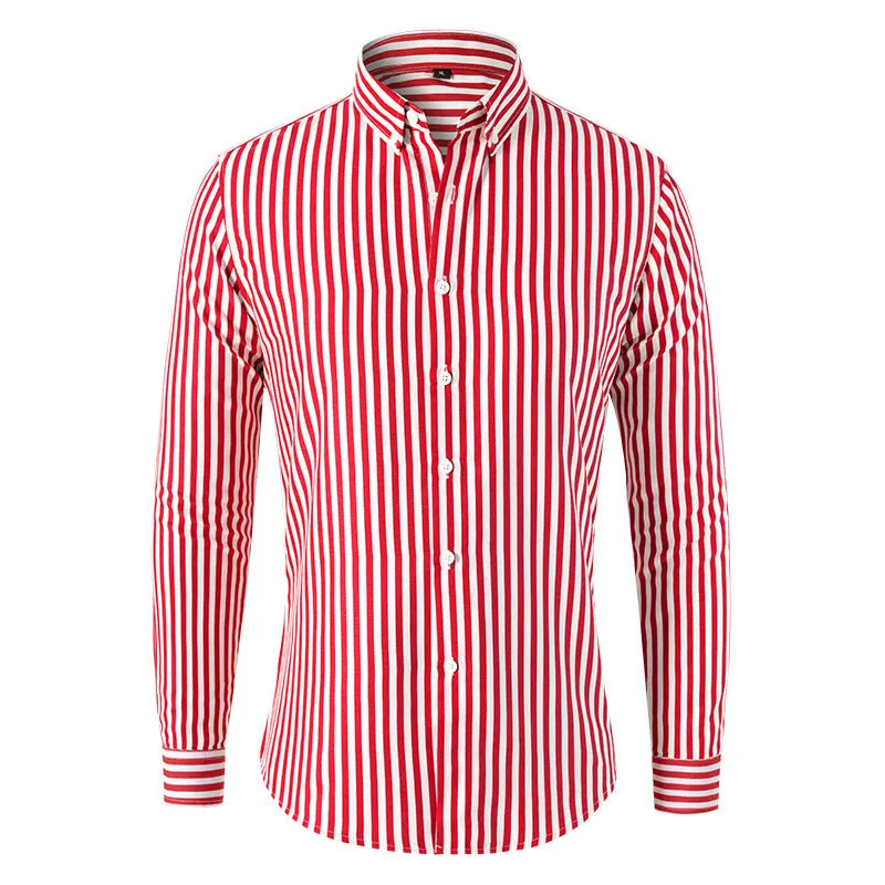 INSTOCK-spring and autumn men's long-sleeved shirts are trendy,