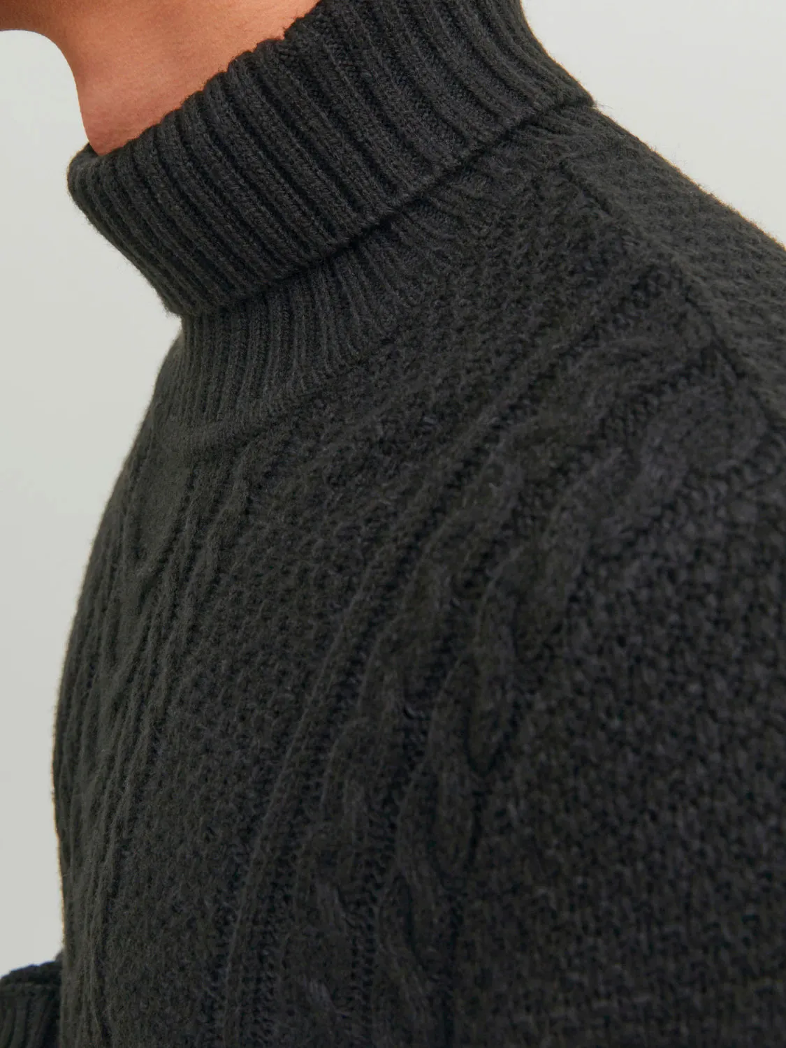 Jack & Jones Mens 'JJCRAIG' Roll Neck Knit Jumper