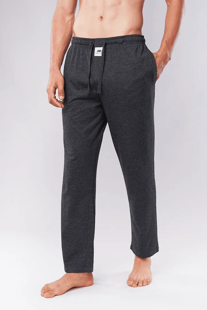 Jersey Pajamas - Heather Grey & Charcoal Grey Pack Of 2