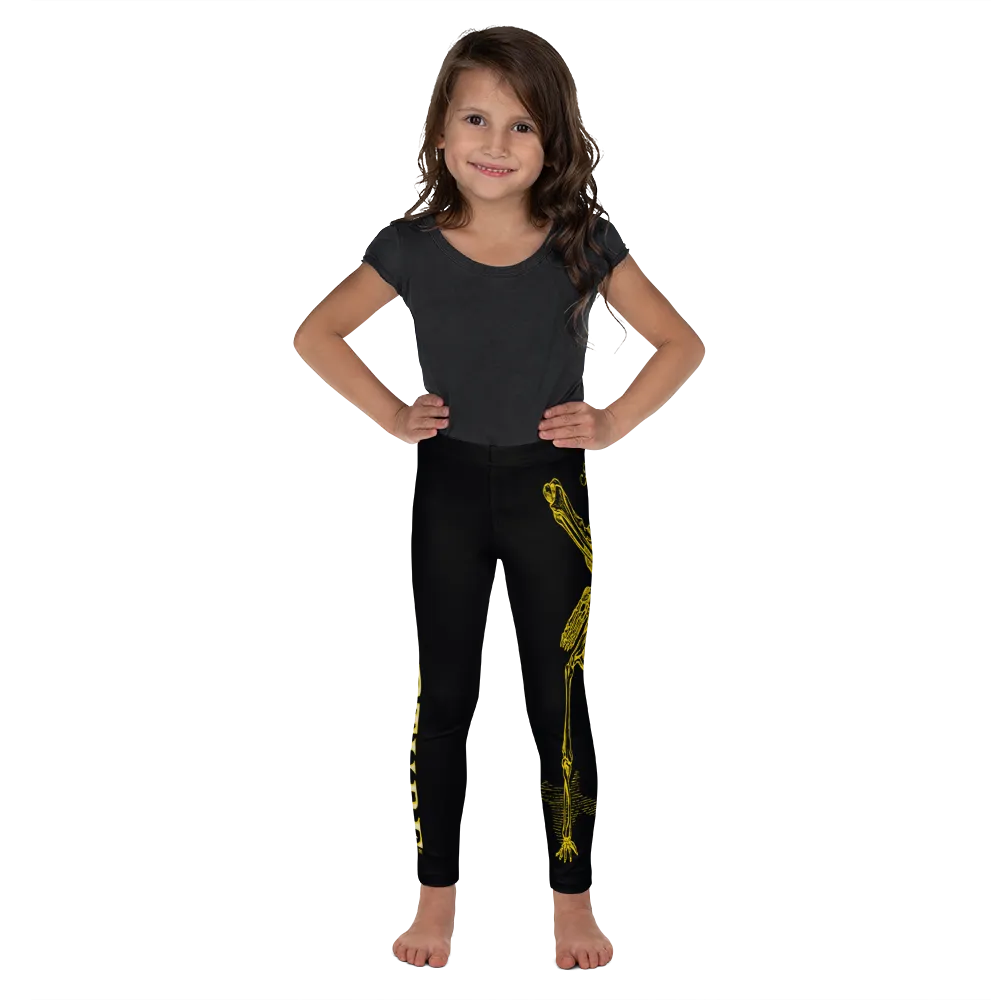 Kids CONTORTURE Leggings: Solid Gold