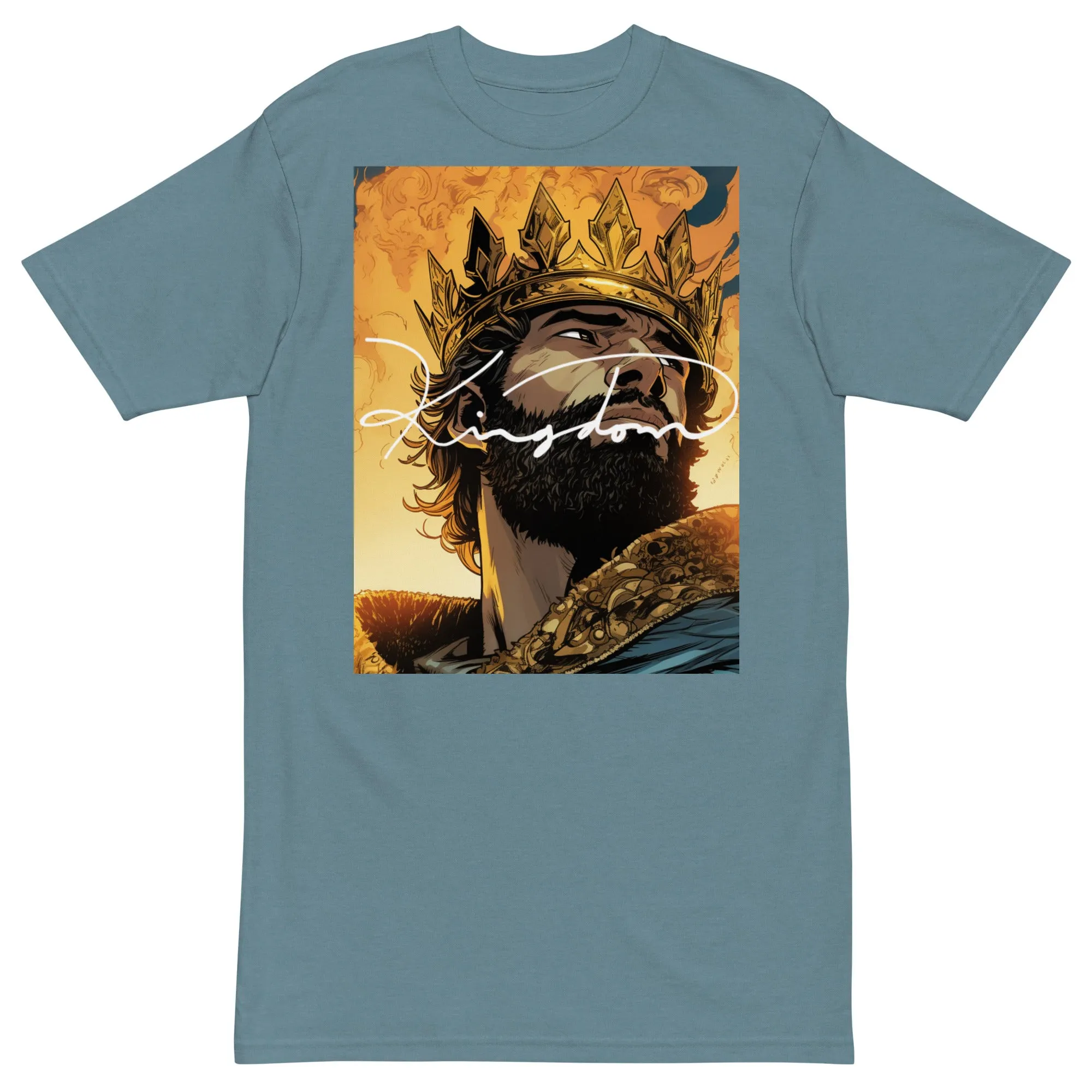 Kingdom Men’s premium heavyweight tee