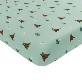 Kyte Baby Printed Crib Sheet in Trail